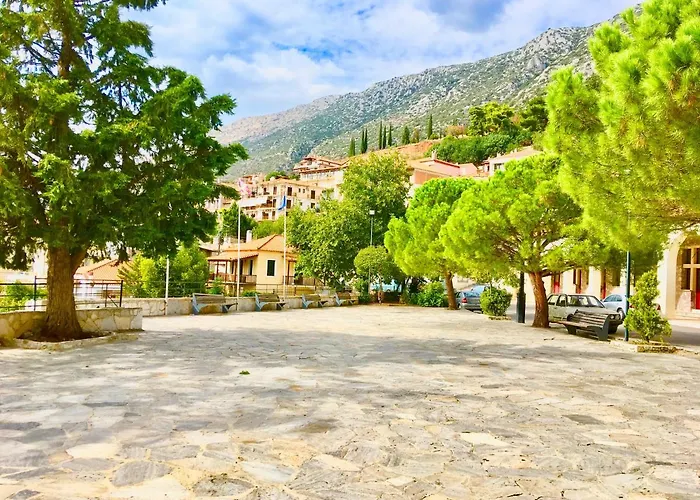 Appartamento Celebrity V I P The Navel Of The Earth, Center-delphi-penthouse Galaxy&sky Panoramic View, Harmony&yoga *