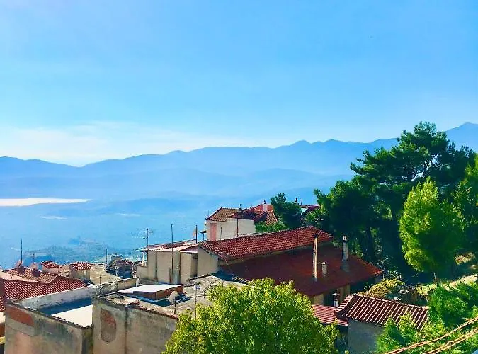 Celebrity V I P The Navel Of The Earth, Center-delphi-penthouse Galaxy&sky Panoramic View, Harmony&yoga Appartamento