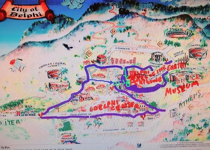 Celebrity V I P The Navel Of The Earth, Center-delphi-penthouse Galaxy&sky Panoramic View, Harmony&yoga *